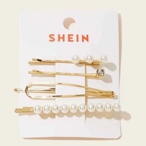 NWT | Faux Pearl Decor Hairpin 4pcs